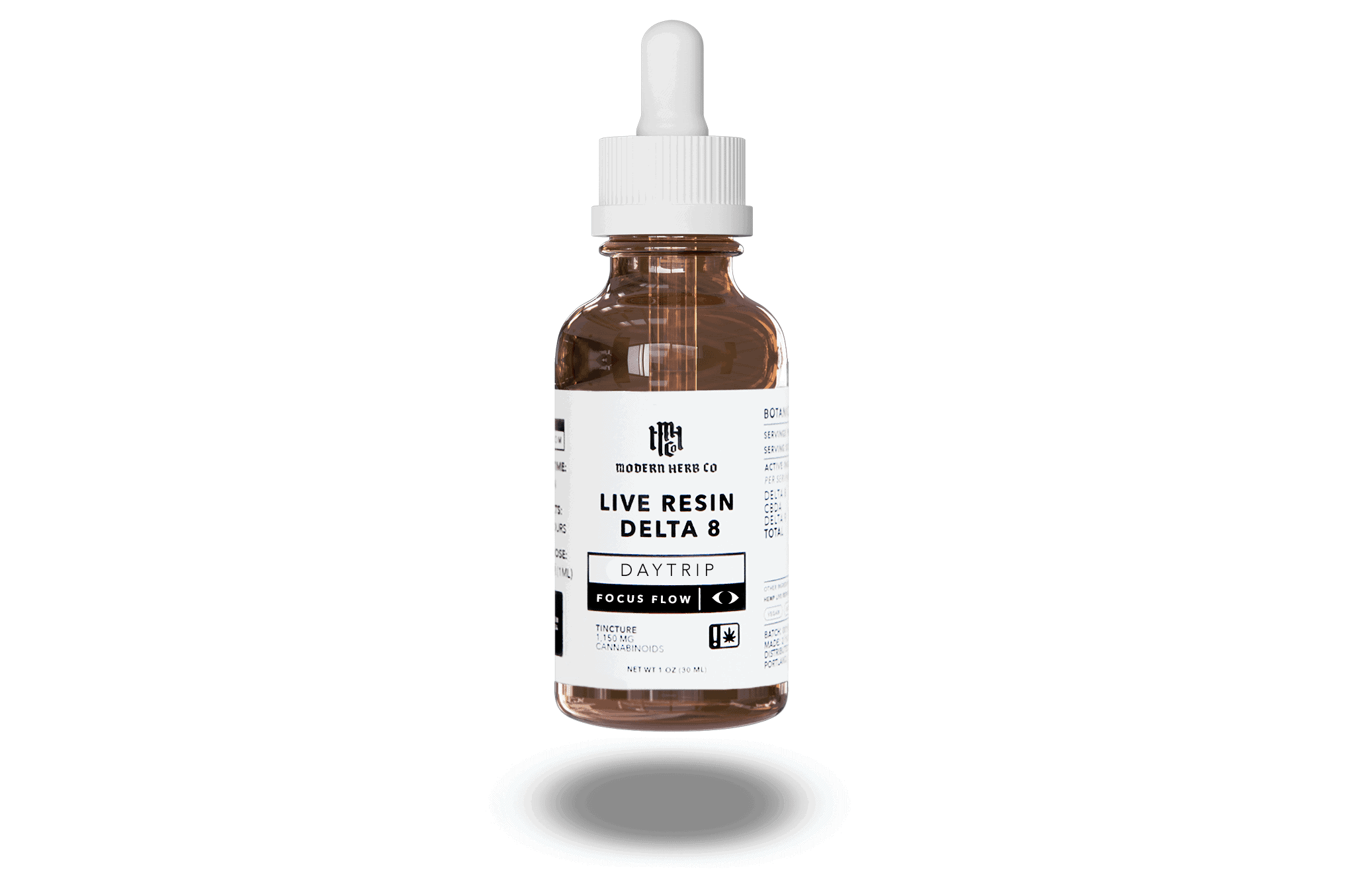 Modern Herb Co Live Resin Delta 8 Tincture Daytrip