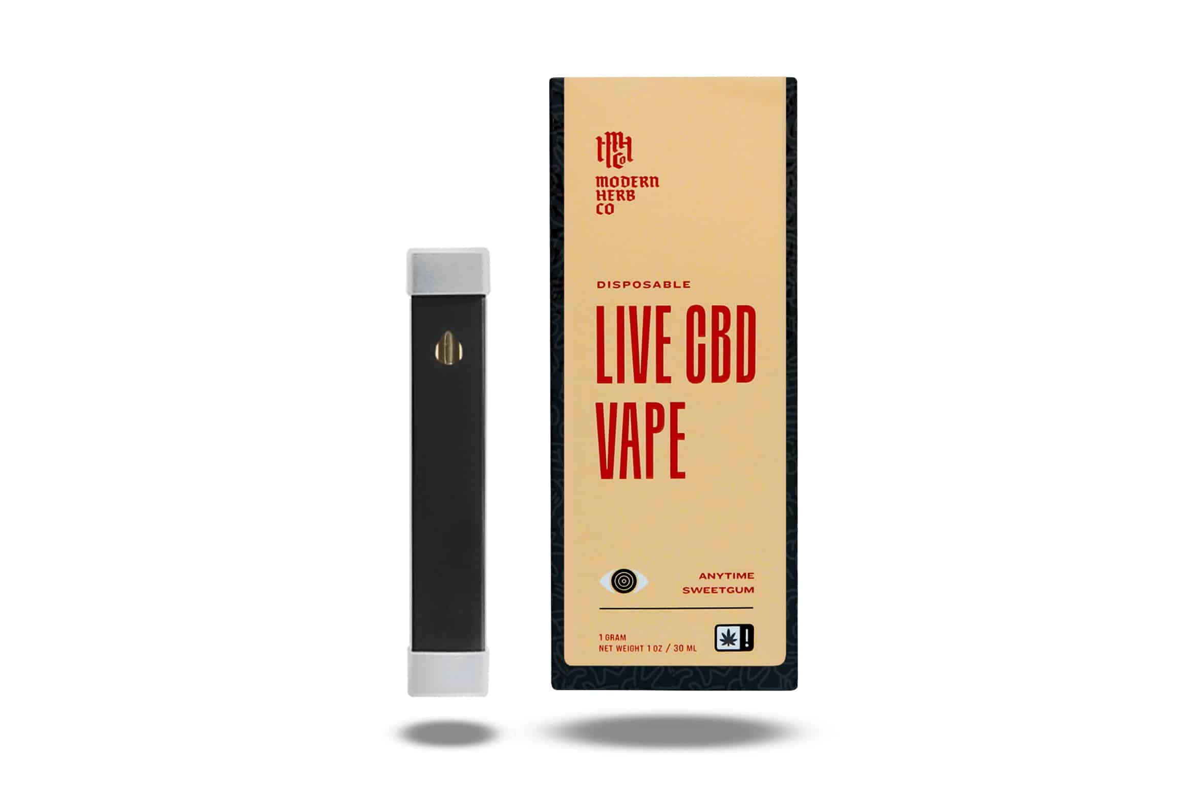 Modern Herb Co Anytime Sweetgum Live CBD Vape 1G
