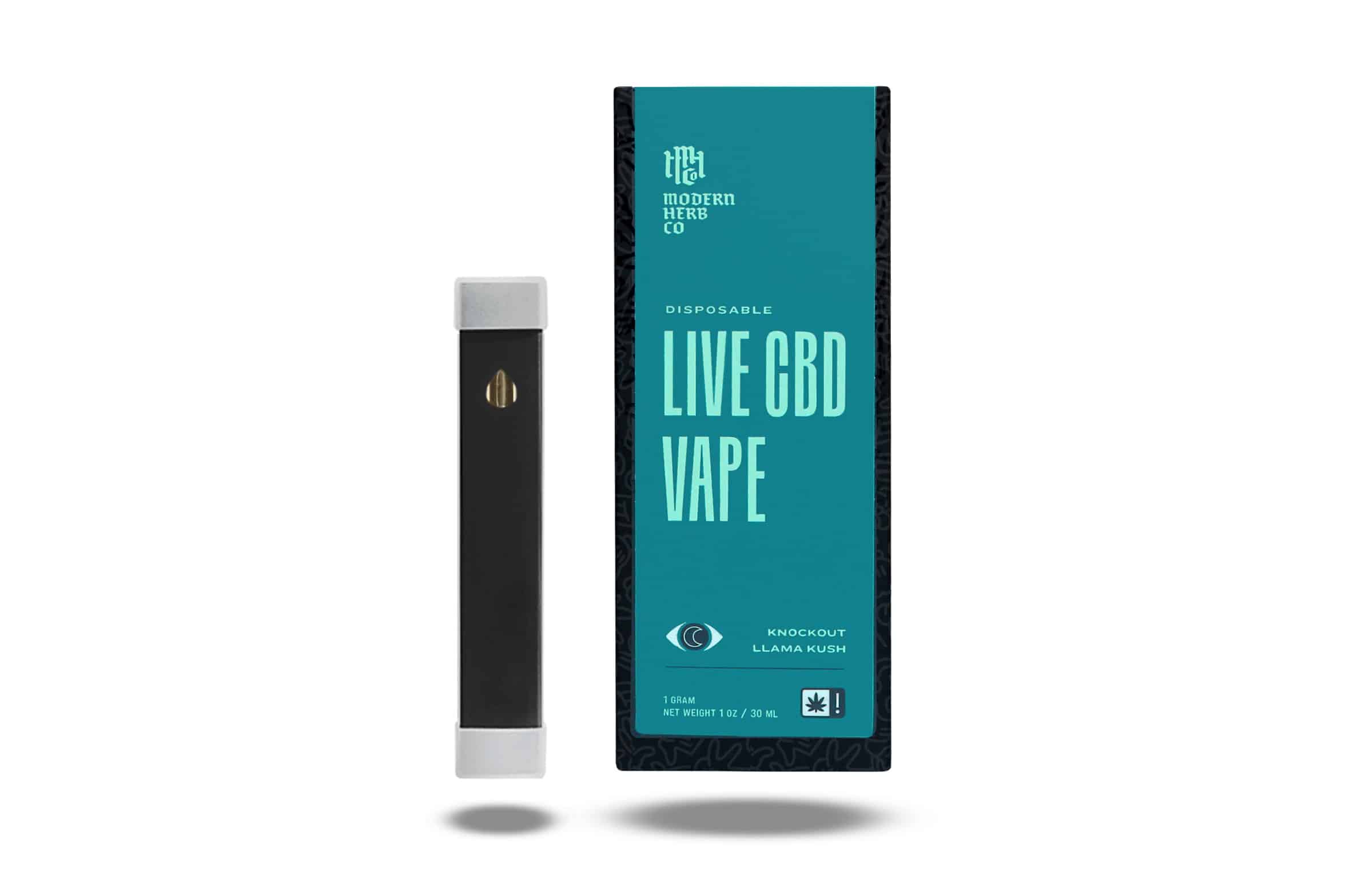 Live Resin CBD Disposable: Knockout